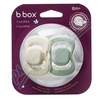 b.box Dudlík silikonový 6m+ sage&vanilla 2ks