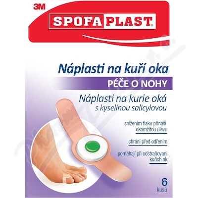 3M Spofaplast 183 Náplasti na kuří oka 70x12mm 6ks