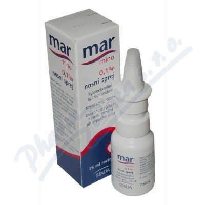 Mar rhino 1mg/ml nas.spr.sol.15ml