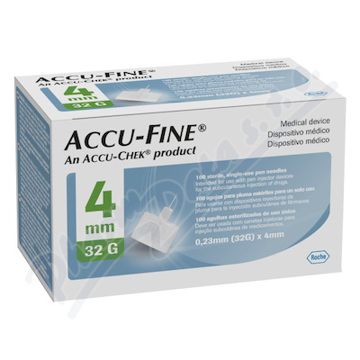 Accu-Fine jehly do inzulínového pera 32Gx4mm 100ks