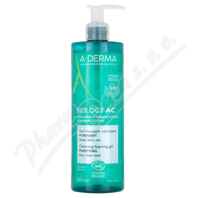 A-DERMA BIOLOGY AC Čisticí pěnivý gel 400ml