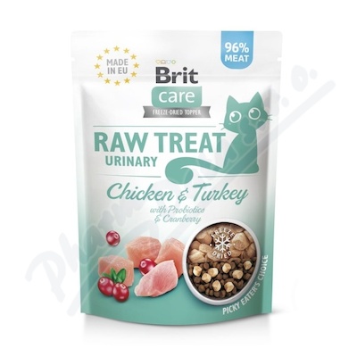 Brit Care Raw Treat Cat Urinary Chicken&Turkey 40g