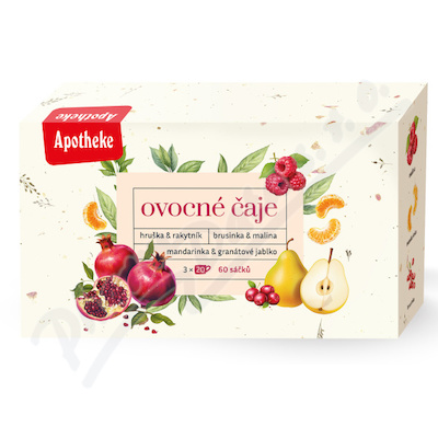 Apotheke kolekce ovocné čaje mix 3x20sáčků