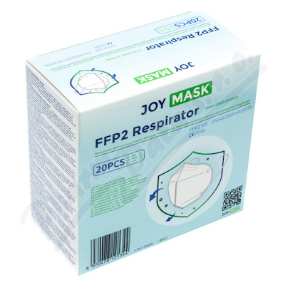 JoyMask FFP2 respirátor bílý 20ks
