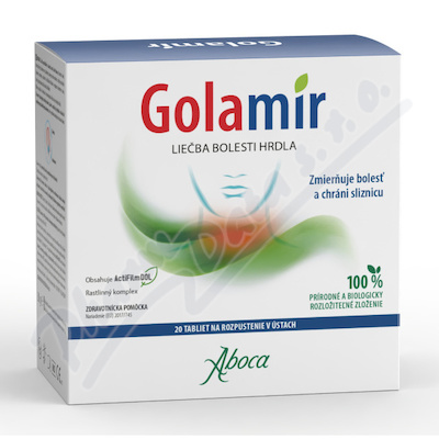 Aboca Golamir léčba bolesti v krku tbl.20
